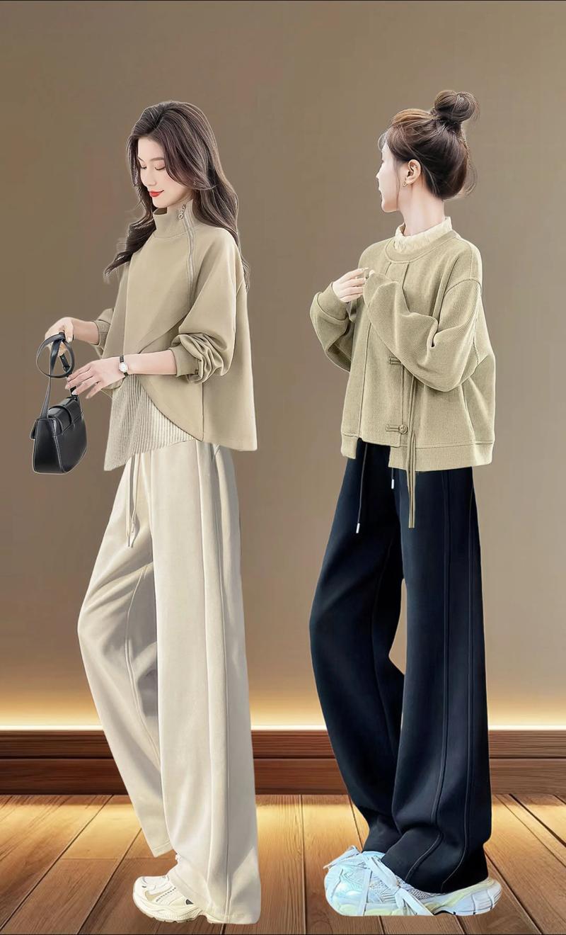 女生宽松运动裤怎么搭配