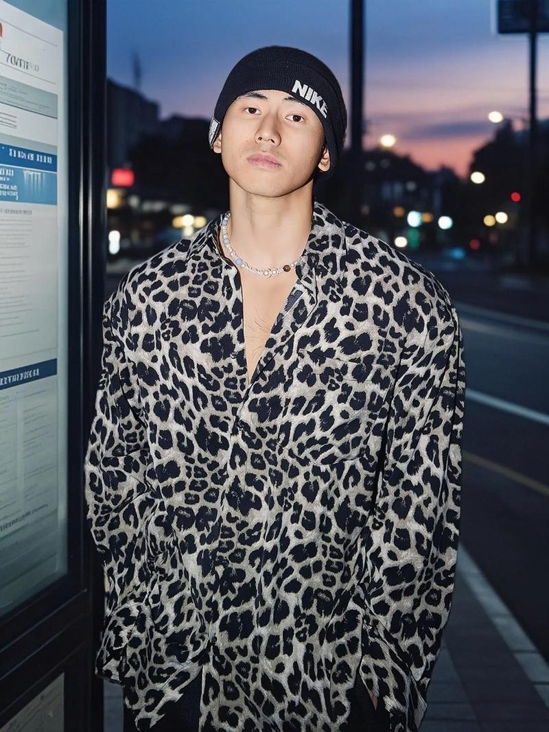 豹纹男装怎么搭配