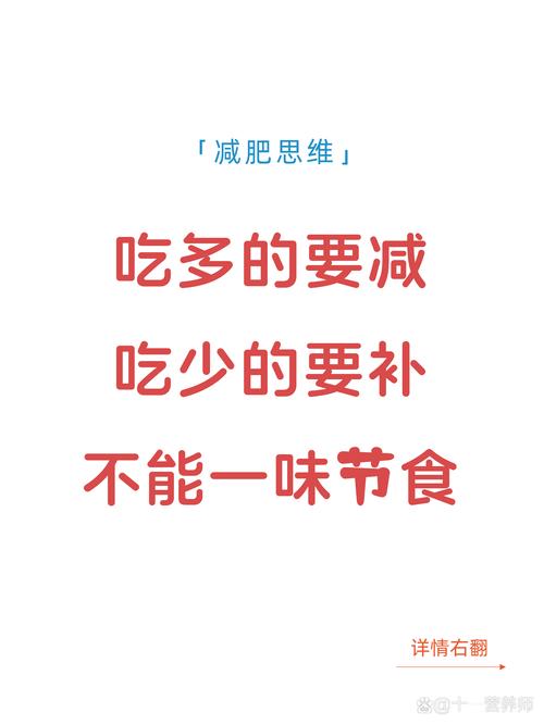 减肥是减少什么的摄入