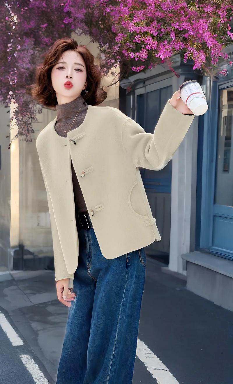 短款毛呢怎么搭配