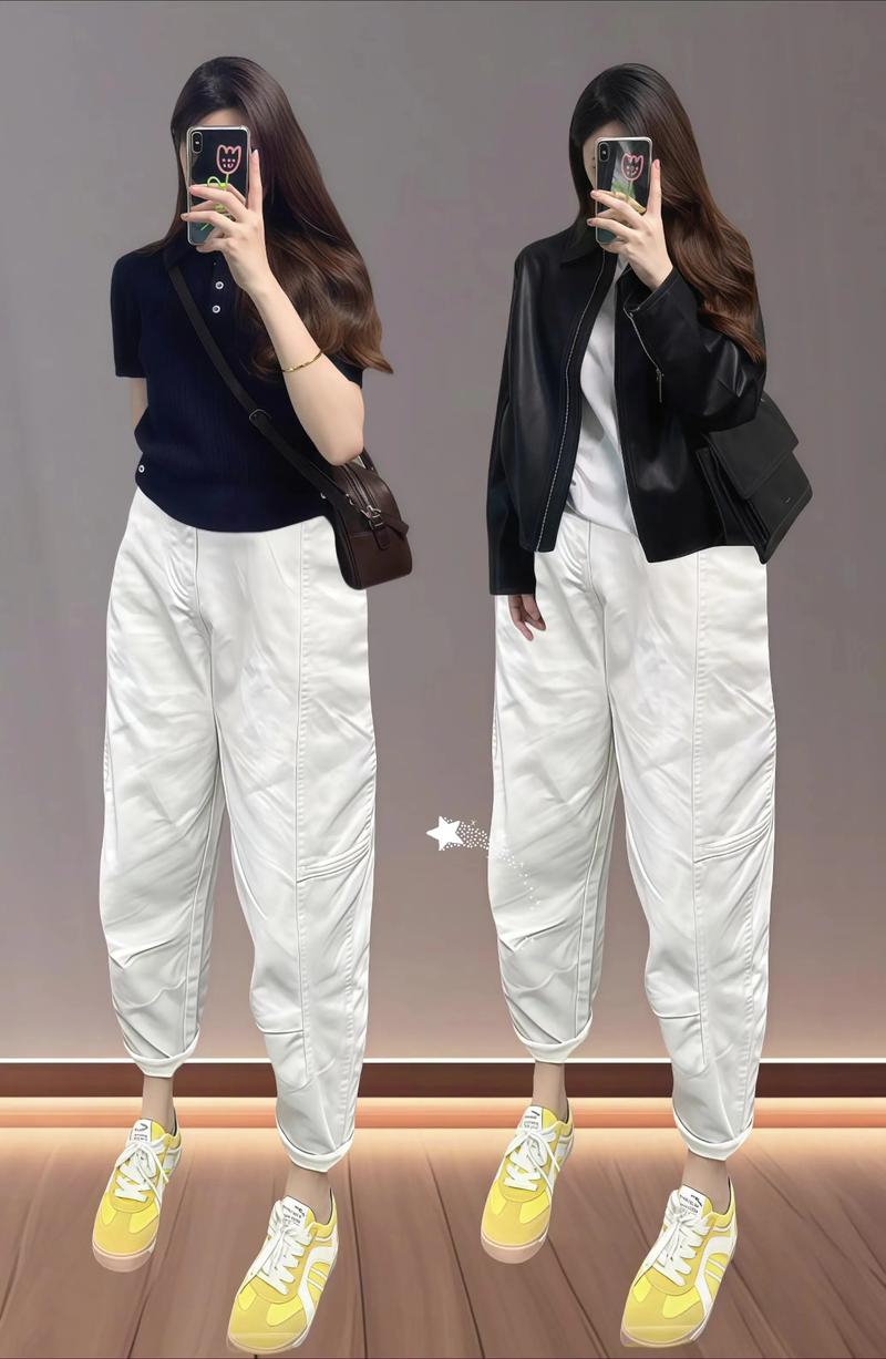 哈伦裤怎么搭配衣服