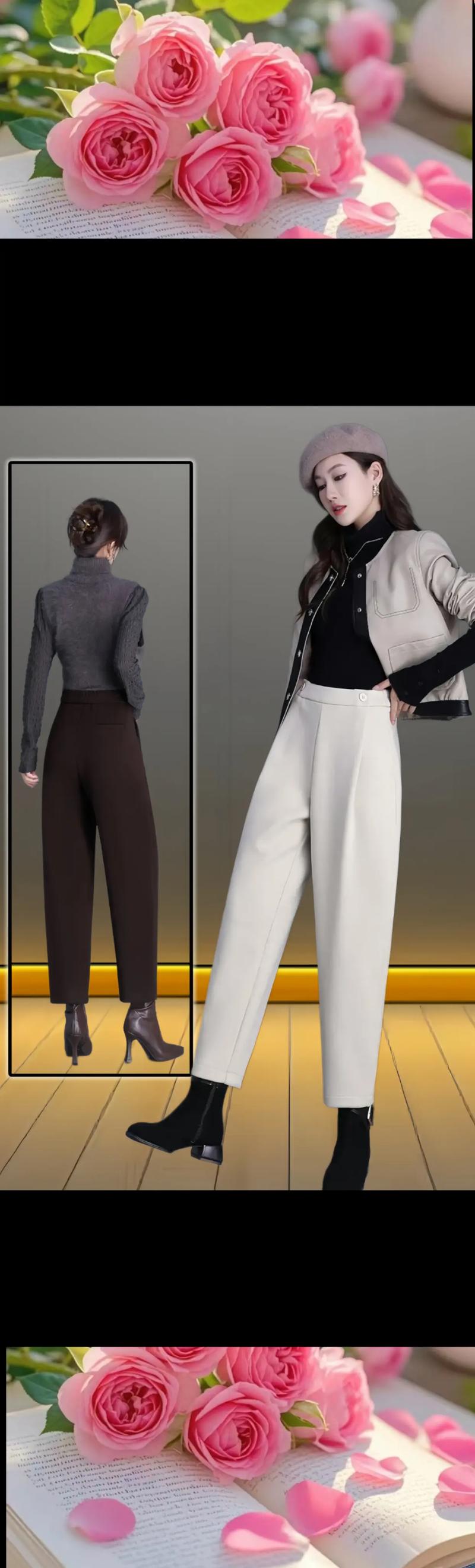 哈伦裤怎么搭配外套