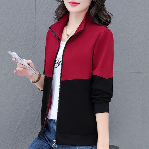 紫色运动夹克怎么搭配