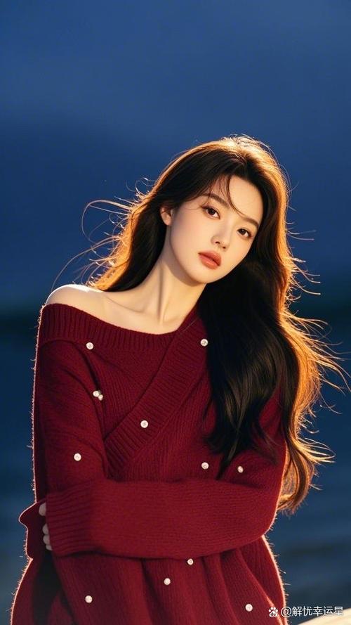 酒红毛衣怎么搭配