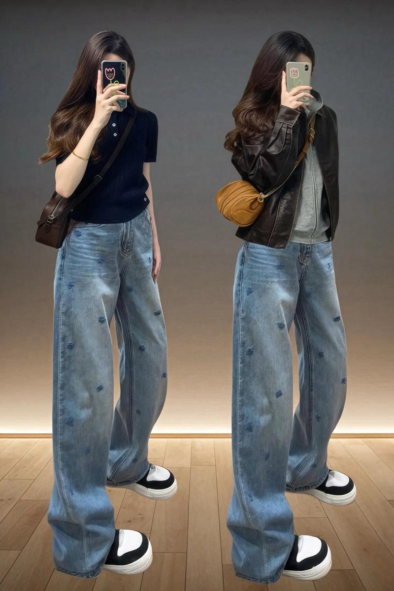 宽松长裤配什么上衣