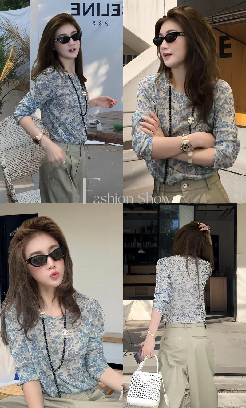 花上衣怎么搭配图片