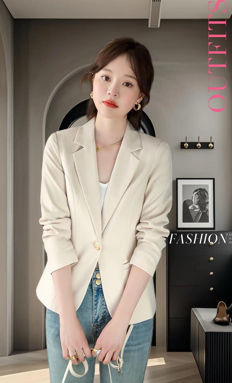 短款小西装怎么搭配