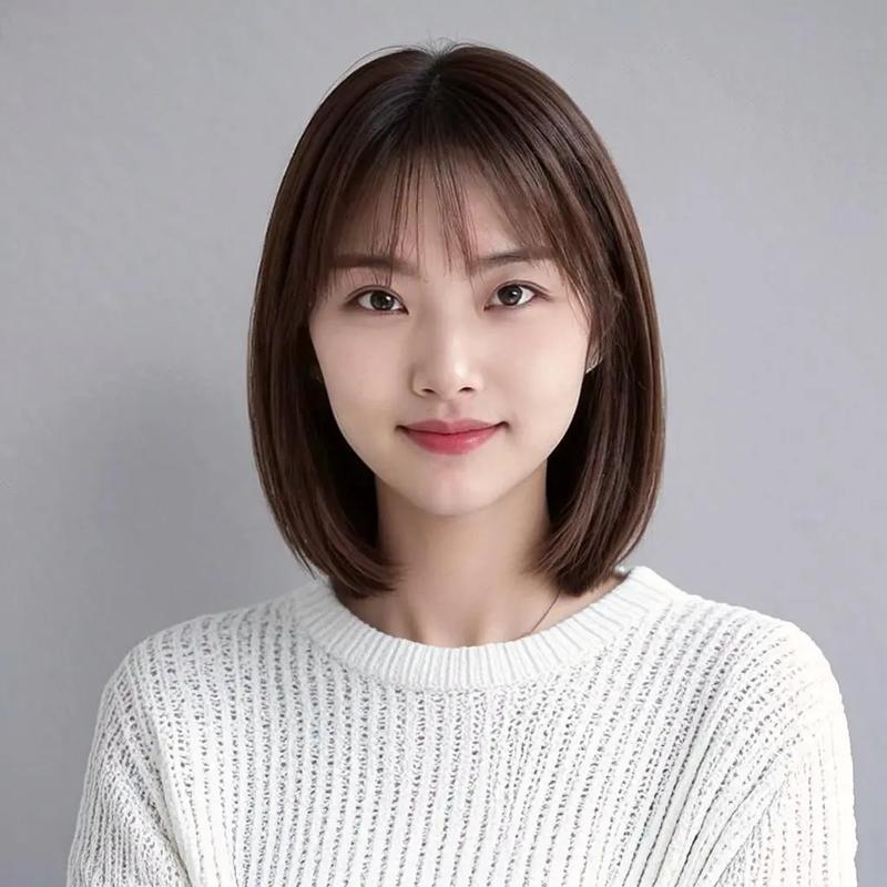 大脸适合什么发型图片