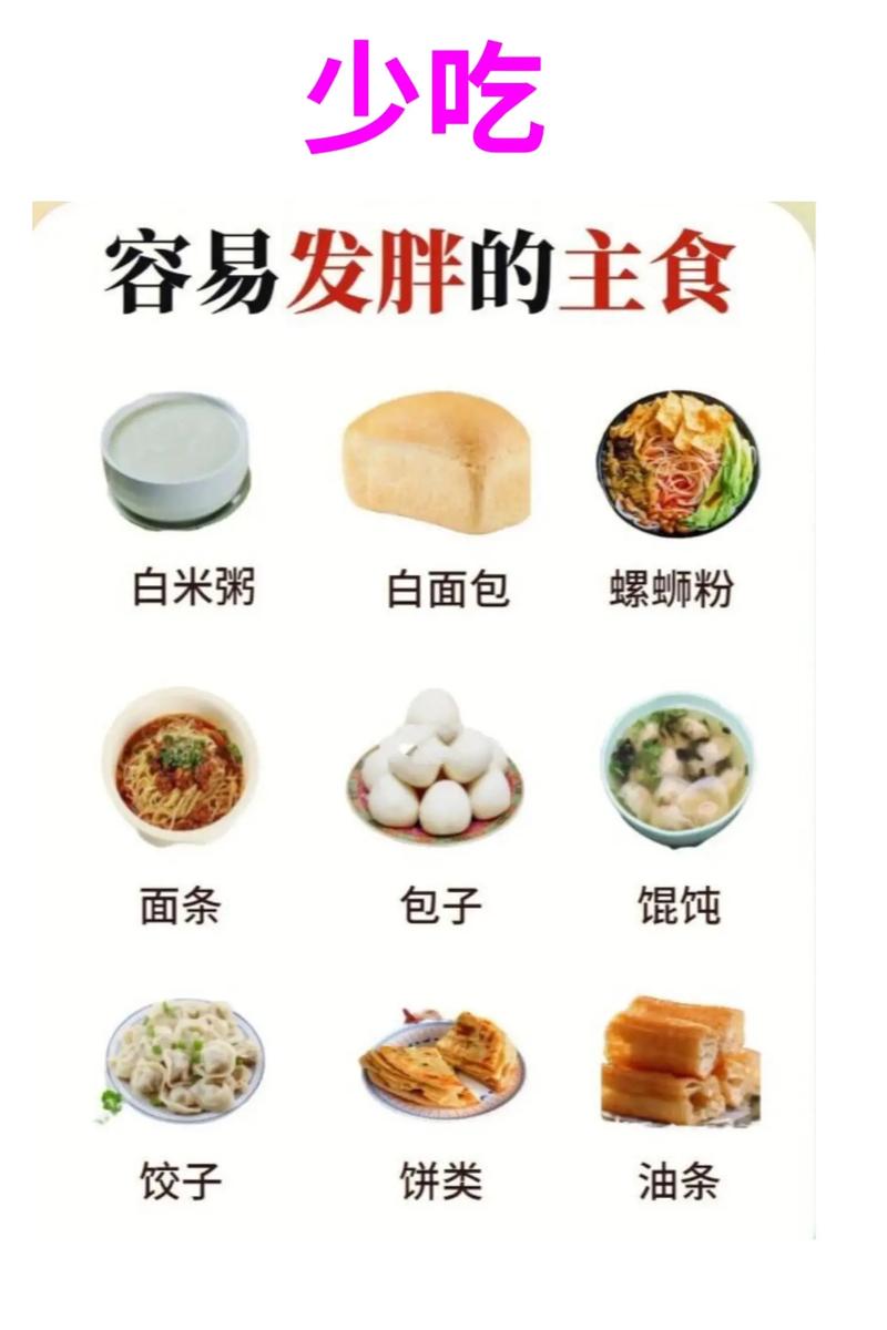 减肥注意吃什么食物不能吃