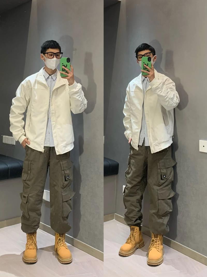 男士马丁靴配什么裤子