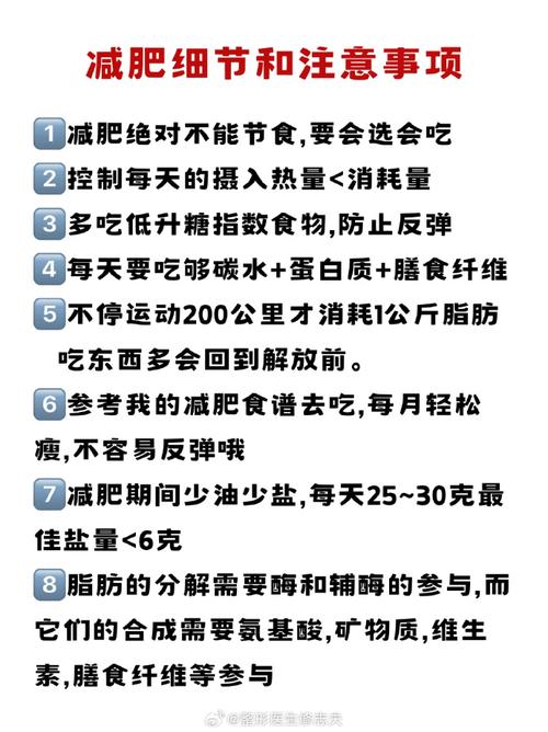 想要减肥必须注意什么