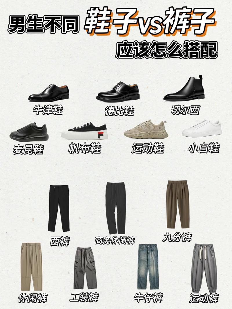 怎么搭配裤子和鞋