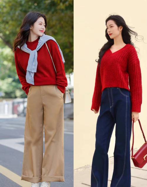 怎么介绍红色衣服搭配