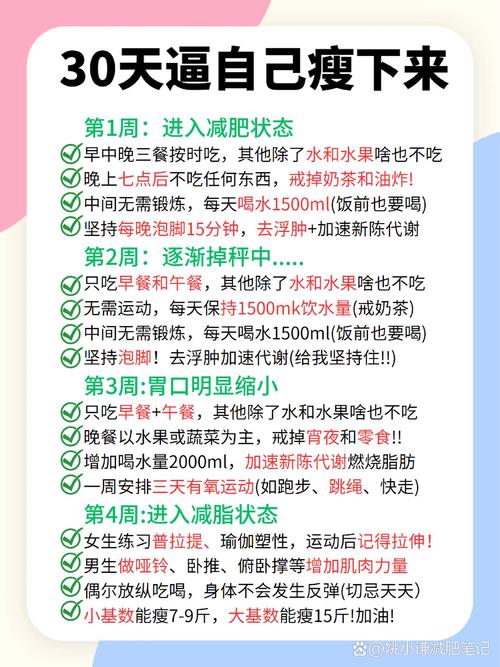 男生减肥应注意什么