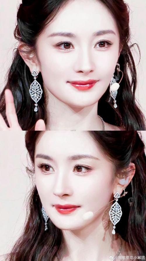 杨幂最新的眉形画法