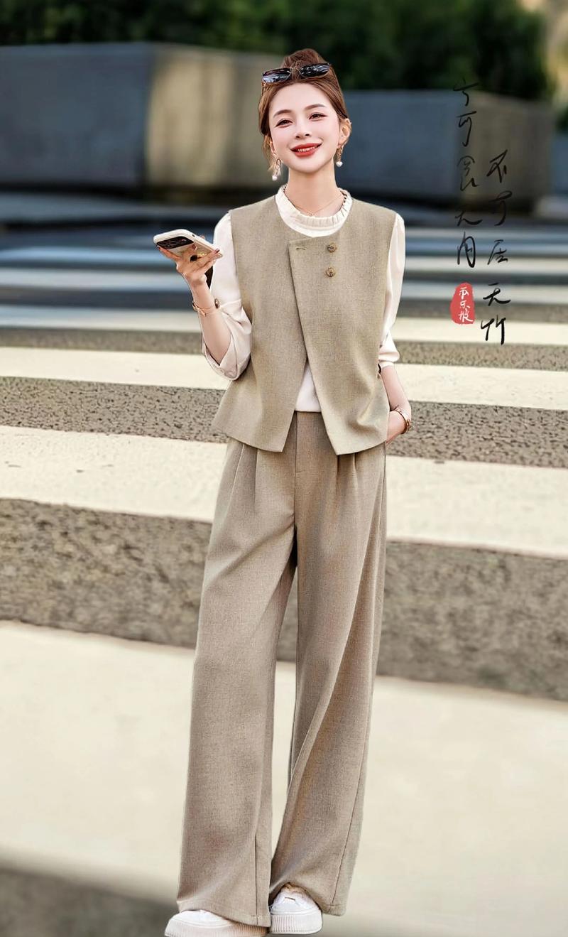 衬衫西服马甲外套怎么搭配什么裤子好看图片