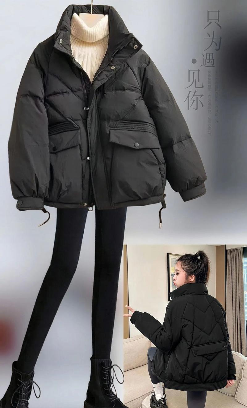 中学生短棉袄怎么搭配衣服