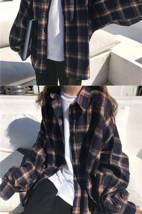 红黑色格子衬衣怎么搭配图片