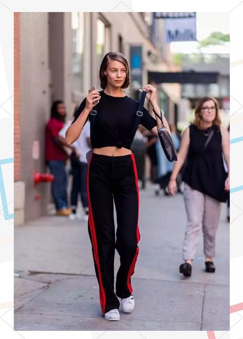 怎么搭配校服裤女