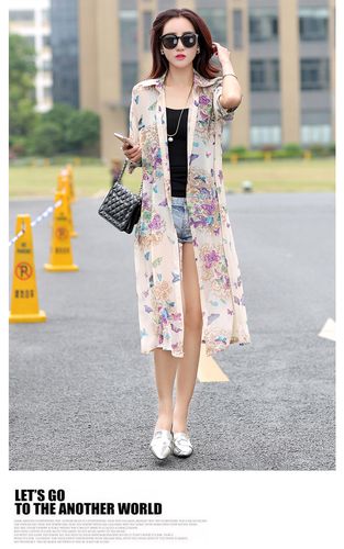 夏天开衫长款怎么搭配