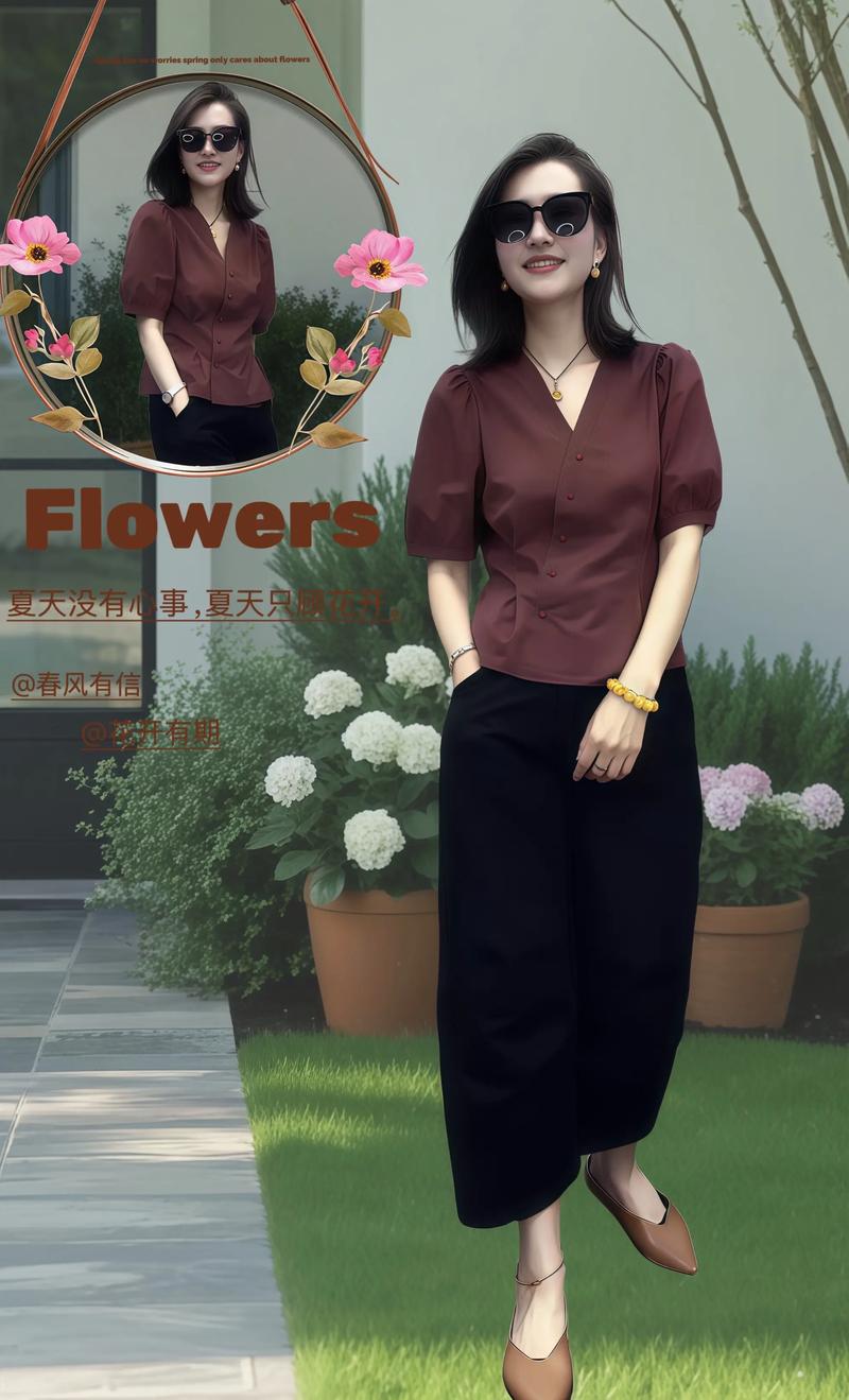 夏天酒红色怎么搭配