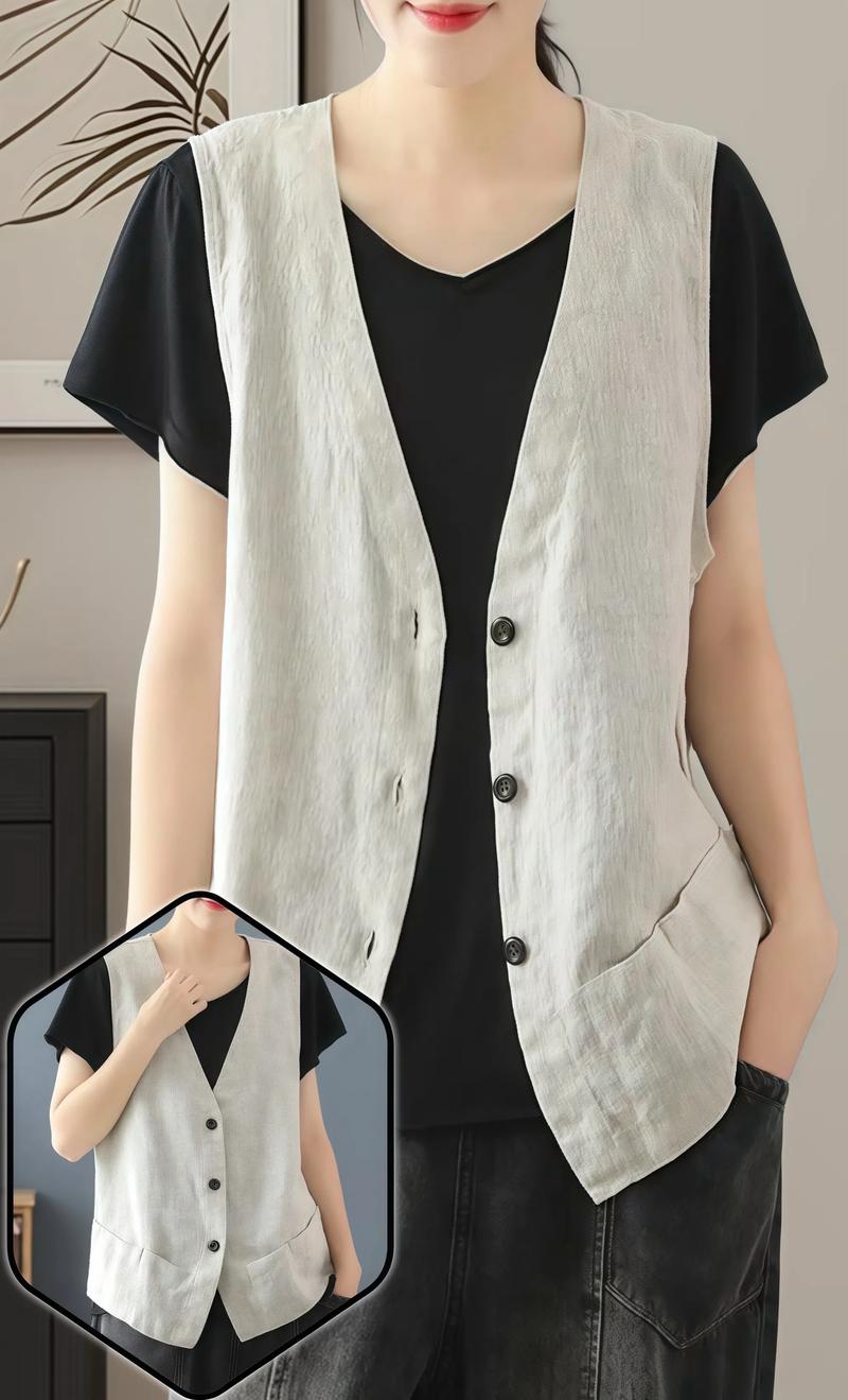 夏天短马甲怎么搭配好看吗