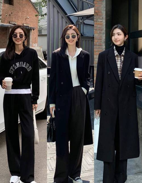 日常黑色系怎么搭配图片大全