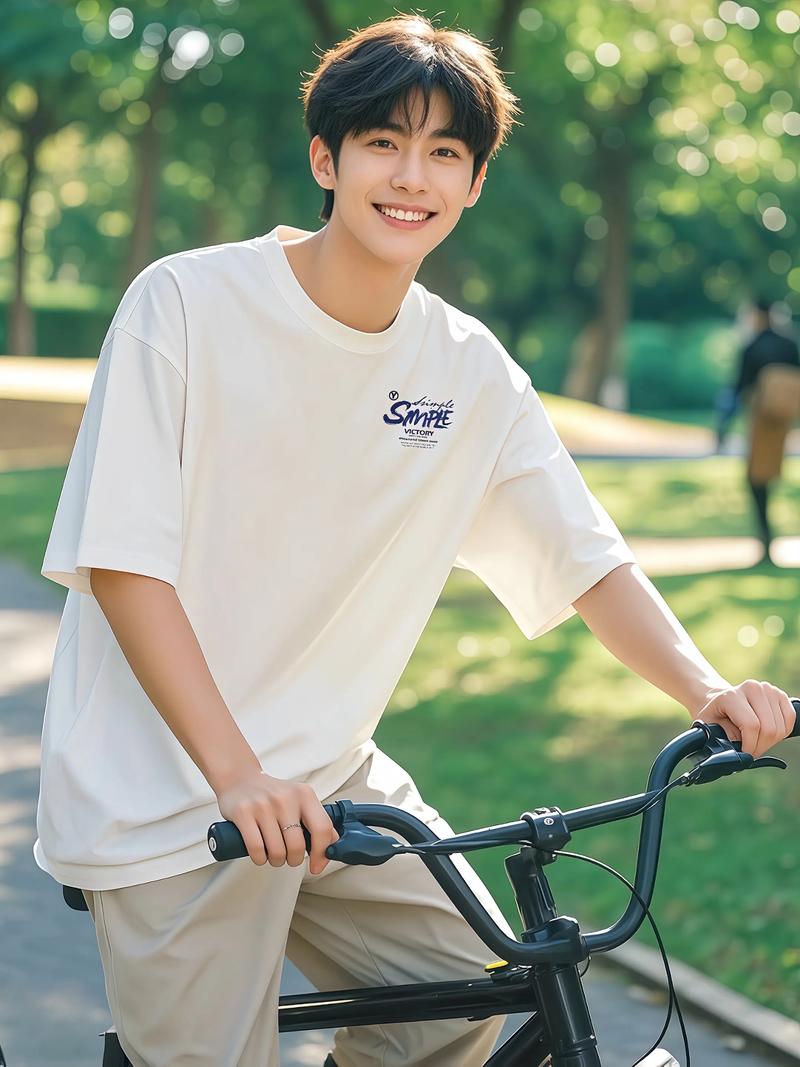 男士白色t恤怎么搭配