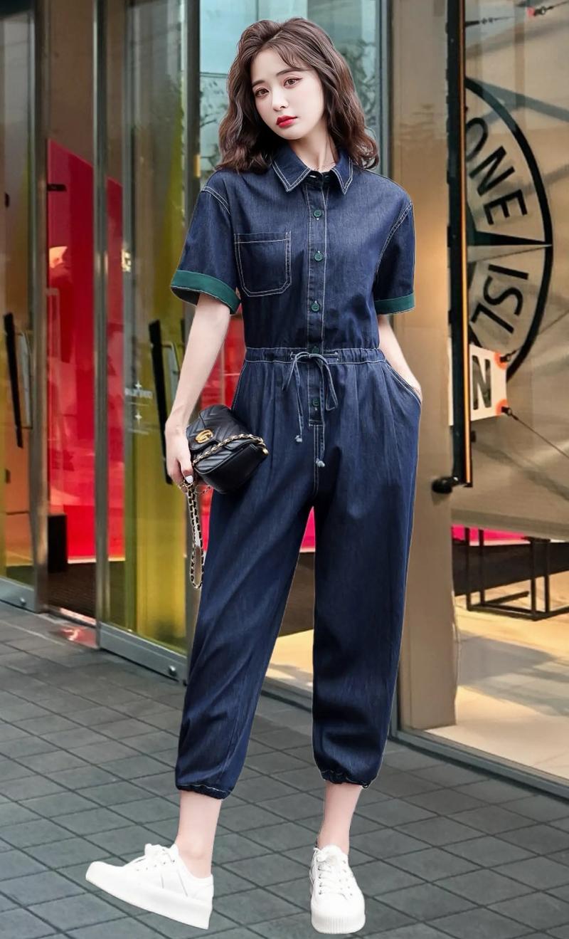 连体裤怎么搭配衣服图片