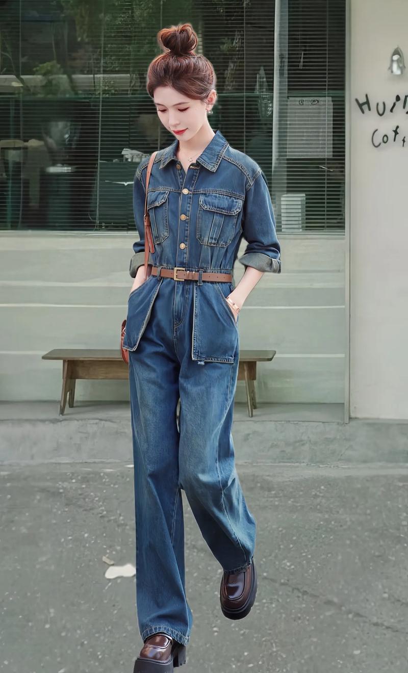 连体裤怎么搭配衣服图片