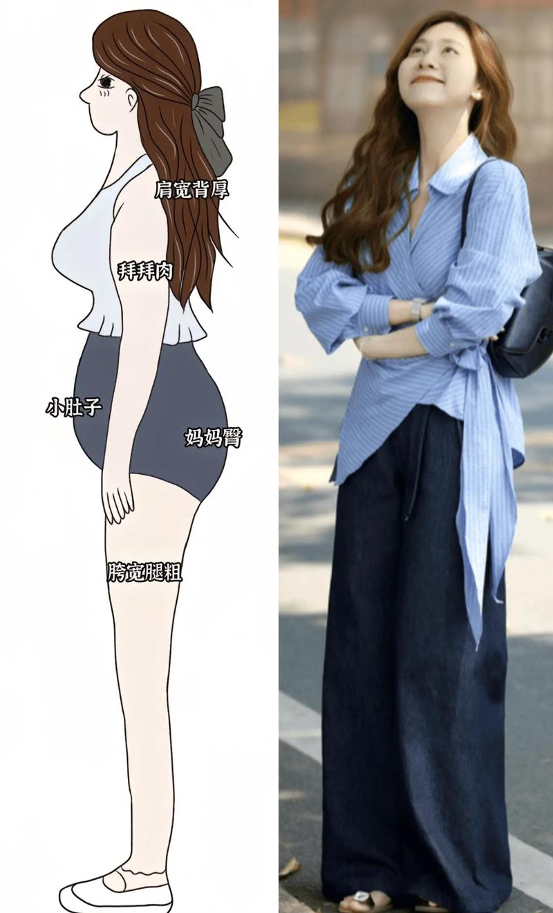 肩宽胯宽怎么搭配图