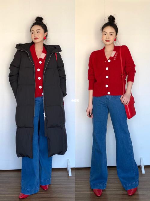 红色配浅蓝色怎么搭配图片