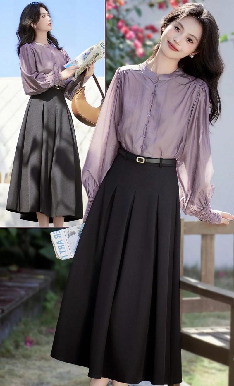 黑色的半身裙怎么搭配外套