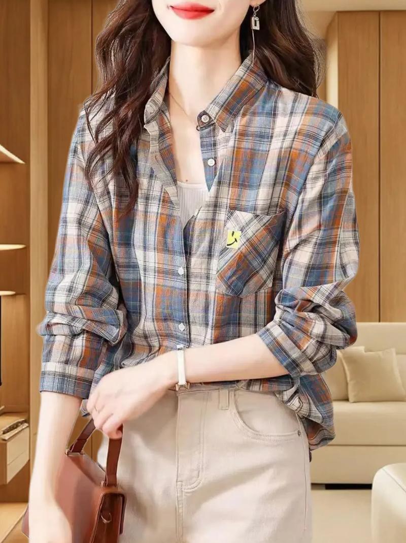 中格子衬衣怎么搭配图片