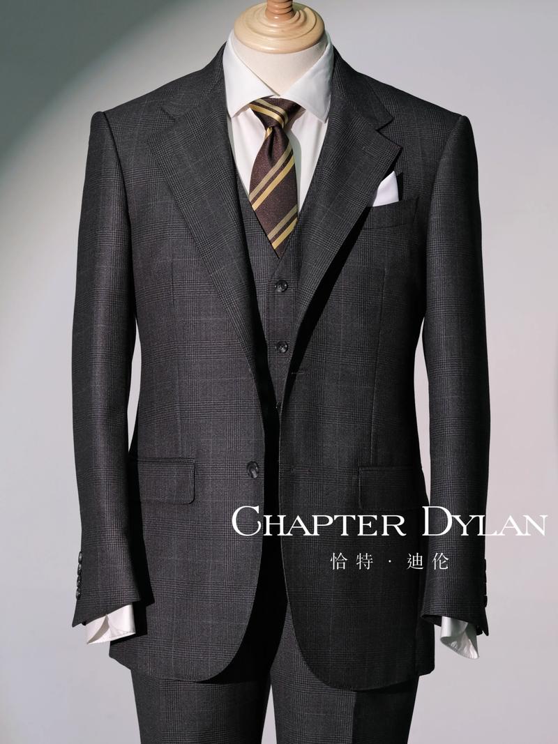 灰色西服配什么领带