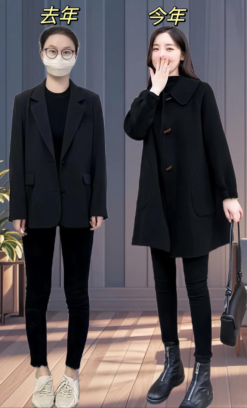 长款的男士黑色大衣怎么搭配好看