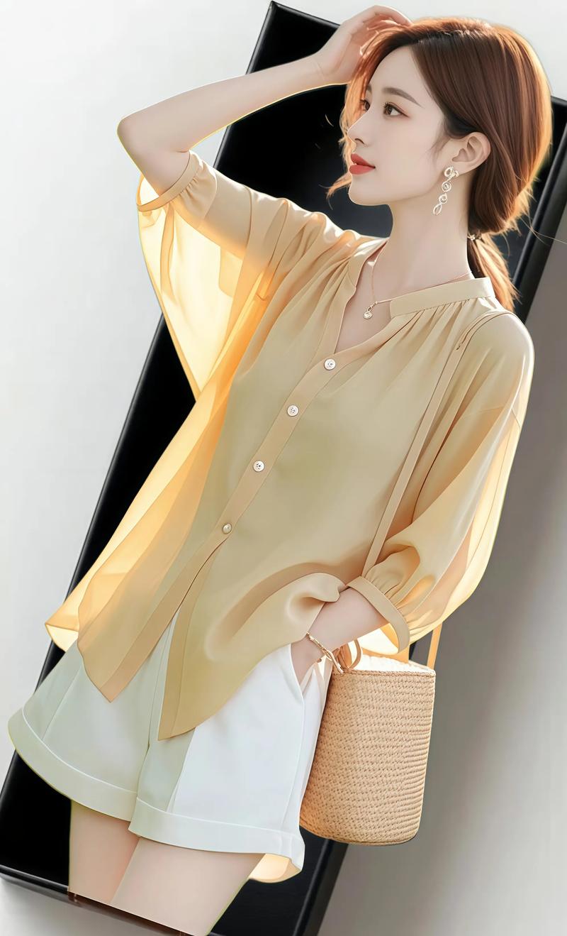 雪纺上衣怎么搭配