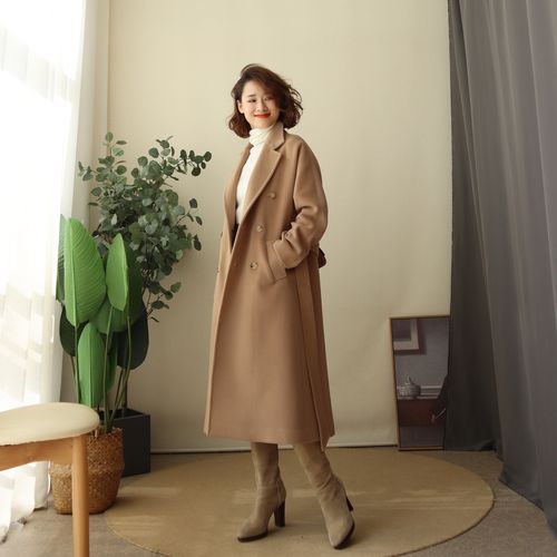 土色大衣怎么搭配图片