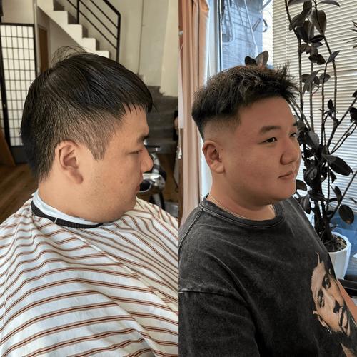 男士脸胖适合什么发型