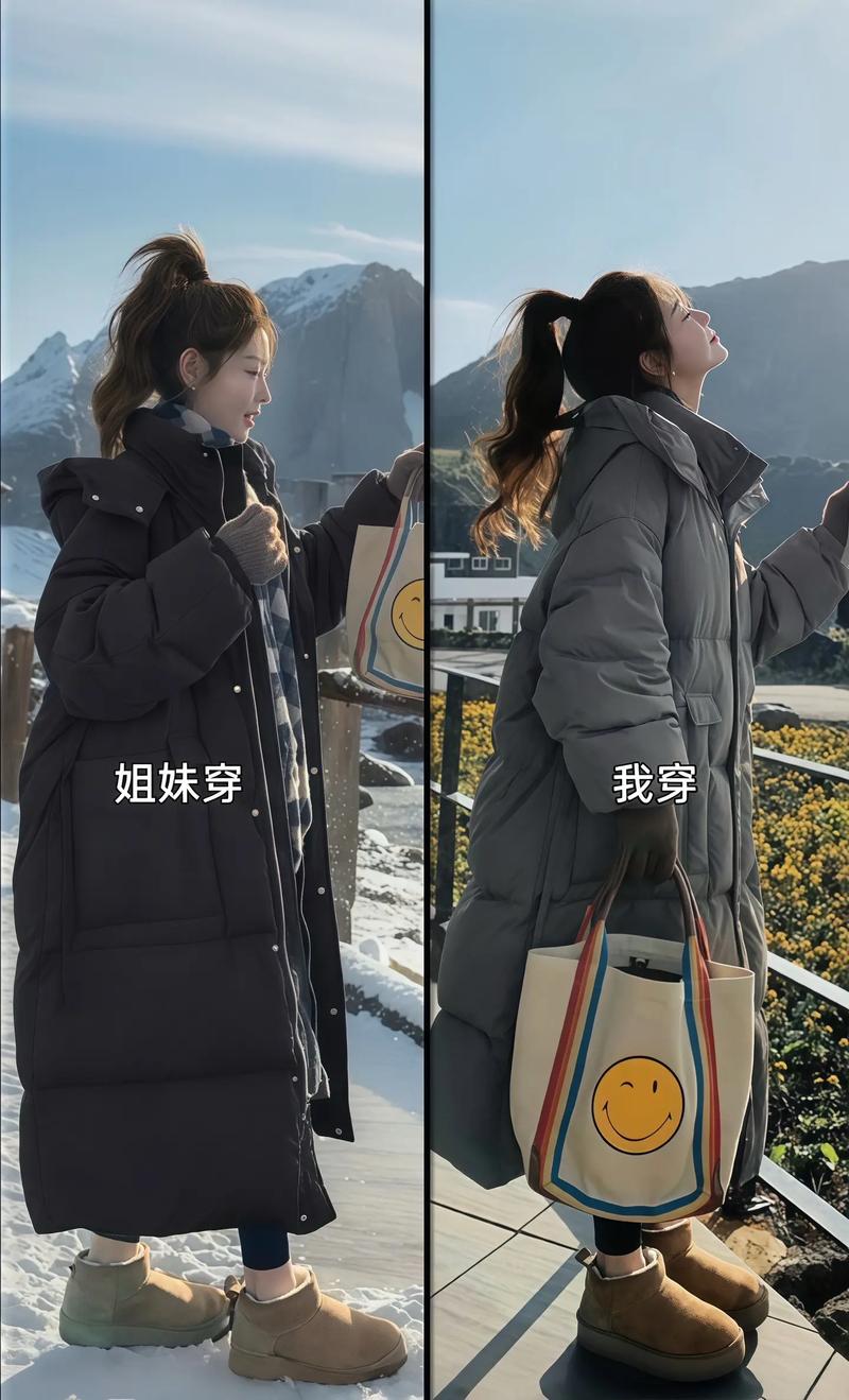 过膝棉袄怎么搭配