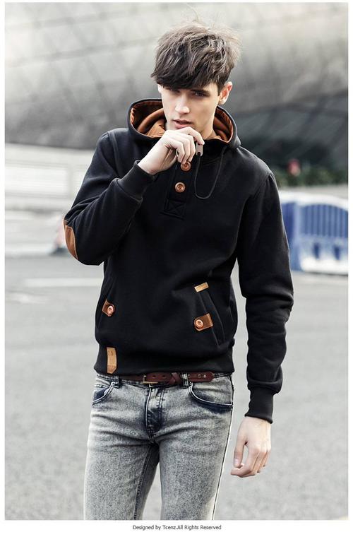 男套头衫怎么搭配