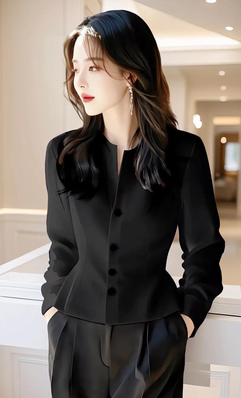 女黑色衬衫怎么搭配