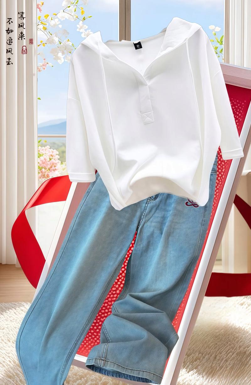 短袖大卫衣怎么搭配