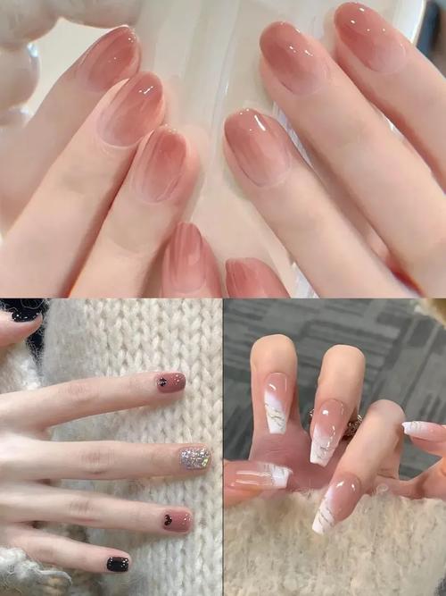 胭脂豆沙色怎么搭配美甲