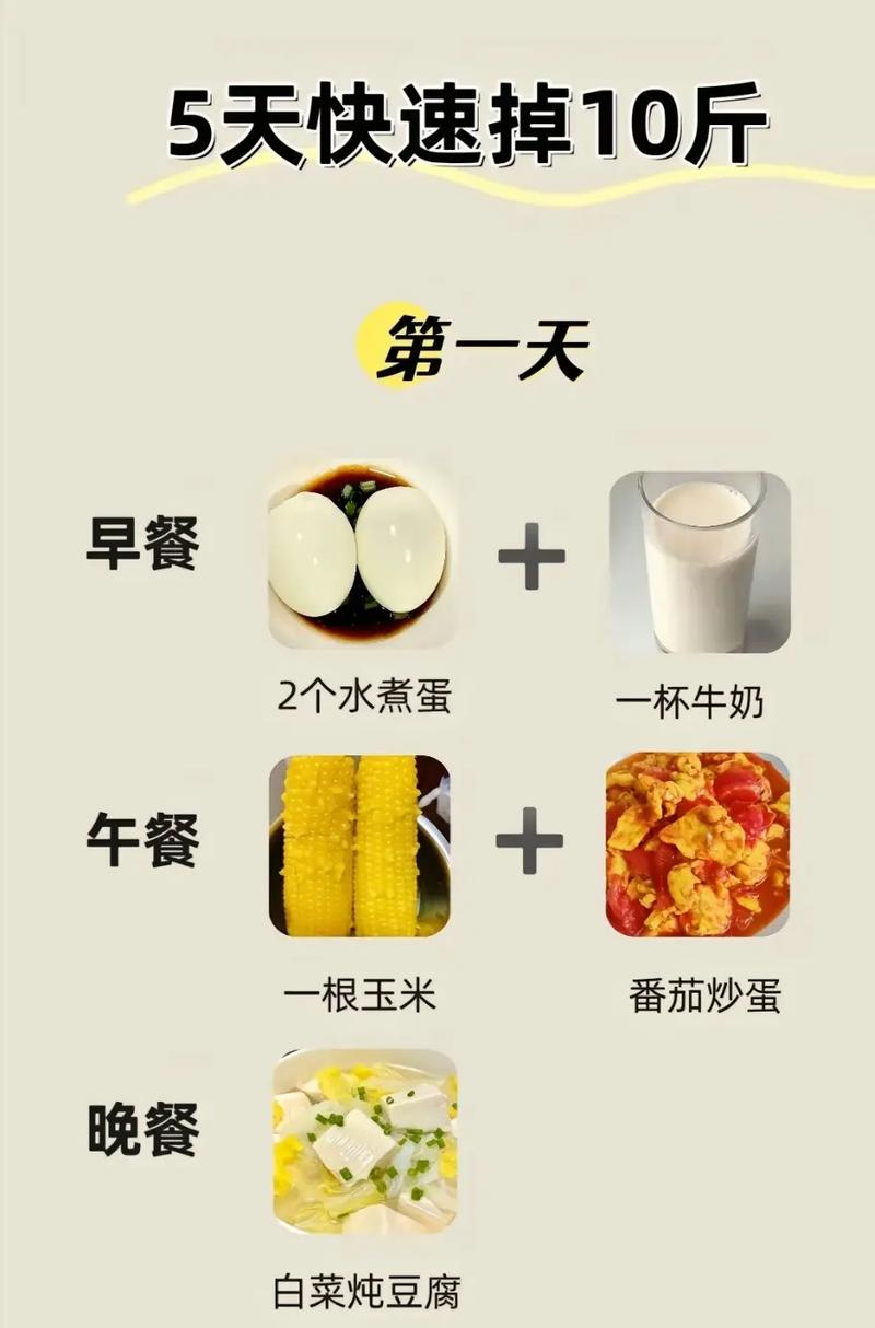 吃什么减肥一日三餐