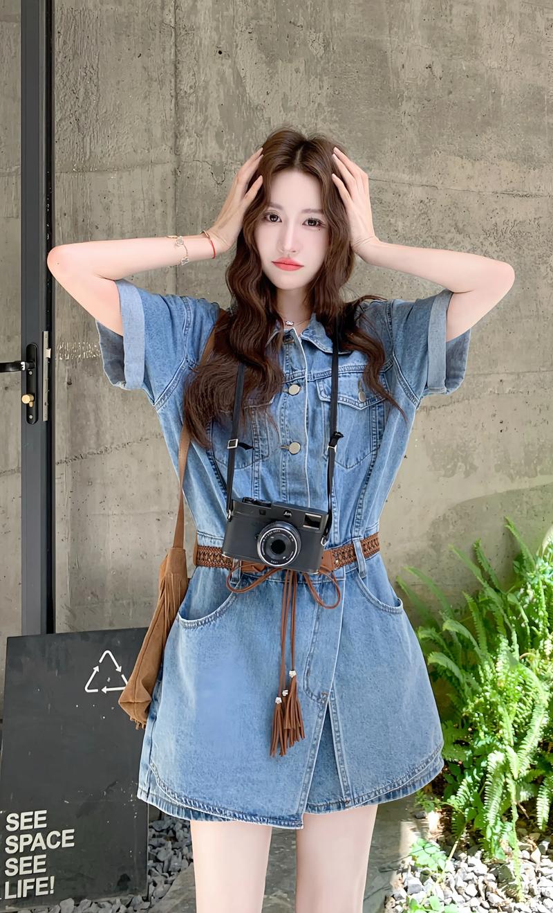 连体长裙怎么搭配外衣