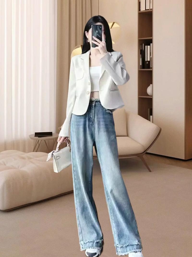 小短装配阔腿裤怎么搭配