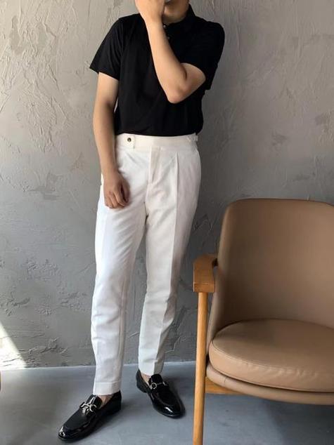 白色西裤配什么鞋子