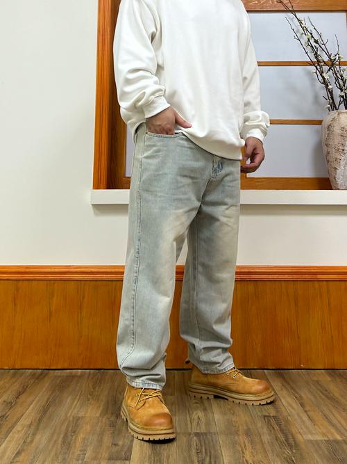 宽腿裤子怎么搭配鞋子男