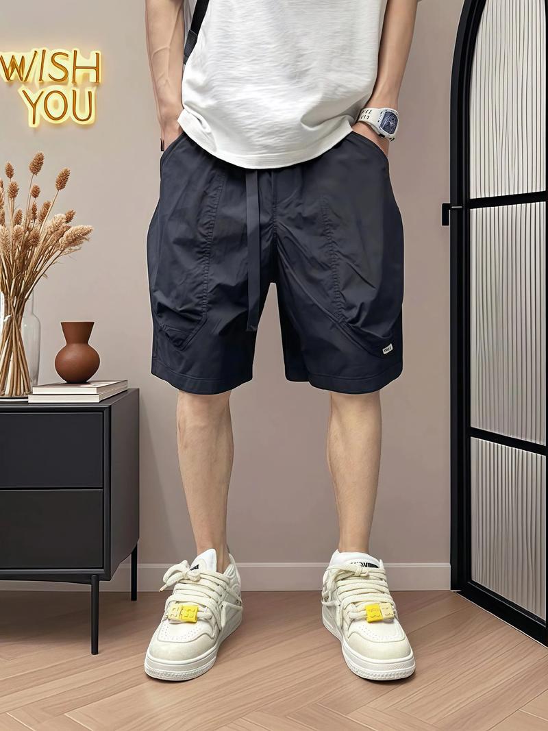 男生五分裤怎么搭配好看